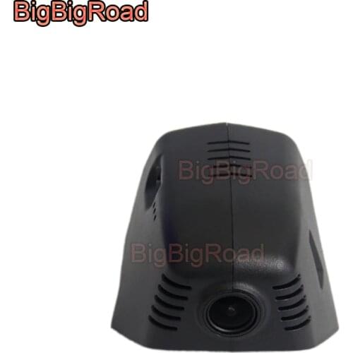 BigBigRoad Car Wifi DVR Video Recorder Dash Cam Camera FHD 1080P Wide Angle For Volkswagen Tayron Tiguan / Tiguan L 2019 2020