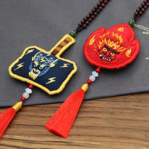 Cross stitch embroidery lovers diy prayer blessing sachet costume accessories sachet car pendant holiday crafts birthday gifts