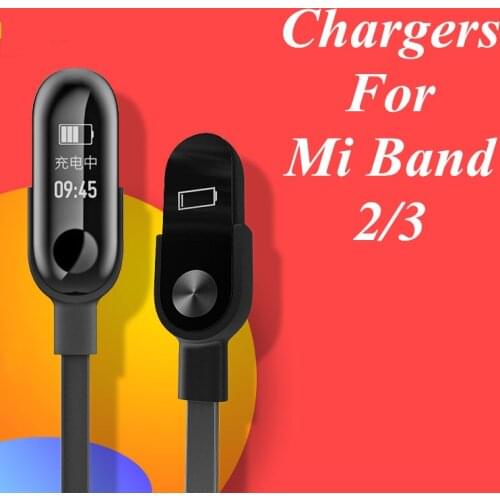 Chargers For Xiaomi Mi Band 2 3 Charger Cable Data Cradle Dock Charging Cable USB Charger Line For Xiaomi MiBand 2 3