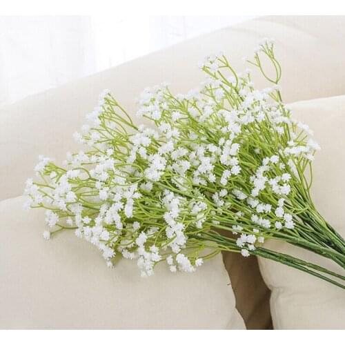 1 Pc DIY Artificial Flowers Fake Gypsophila Floral Bouquets Arrangement Wedding Home Garden Party Decoration
