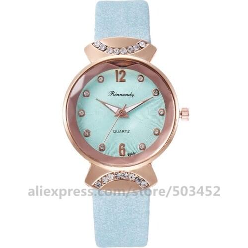 100pcs/lot 920501 Student Ladies Watches Simple Design Leather Band Lady Alloy Quartz Wrist Watch Free Shipping & Wholesale