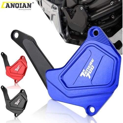 Motorcycle ALUMINIUM Water Pump Protector Cover Guard For YAMAHA XTZ700 XT700Z TX690Z XTZ690 Tenere 700 Rally T7 2019 2020 2021