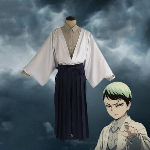 Anime Comic Demon Slayer Kimetsu no Yaiba Cosplay Costumes Yushirou Cosplay Costume Japanese Kimono Uniforms Clothes Kendo suits