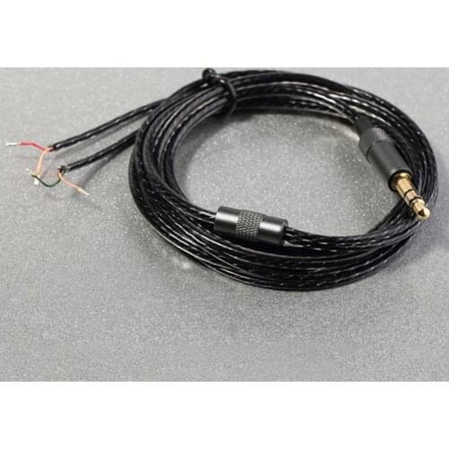 3.5MM Plug Audio Cable 1.2M Earphone headset Maintenance Wire for DIY Replace Repair Headphone Cable black white red blue choose