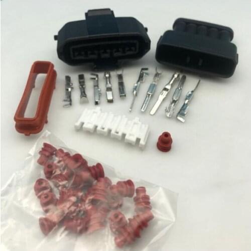 Free shipping 5 Pin Engine Plug Female Housing Wire Harness Connector Ignition Air Flow Meter Socket For 7283-7050-30