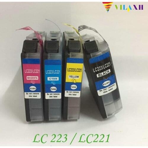 Vilaxh LC223 LC221 Ink Cartridge For Brother MFC-J5720 MFC-J4120 MFC-J4620 MFC-J5320 Printer