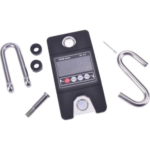 Digital Hanging Scale 300KG(600LBS)/100g Industrial Portable Crane Scale Electronic Balance Heavy Duty Hanging Hook Weight Scale