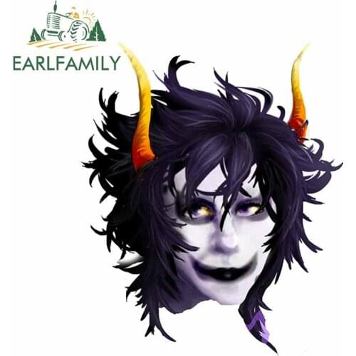 EARLFAMILY 13cm x 10.9cm for Makara Homestuck Death Note Waterproof Decal Car Graffiti Stickers DIY Hip Hop JDM Accessories