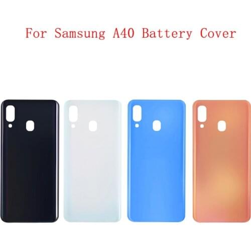 Battery Case Cover Rear Door Housing Back Case For Samsung A40 A405F Battery Cover with Logo