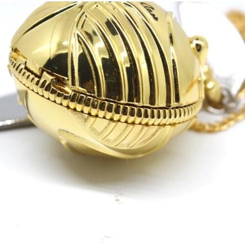 Can Be Opened Quidditch Game Golden Snitch Pendant Keychain Cos Wizard Cosplay Accessory Kid Halloween Christmas Birthday Gift