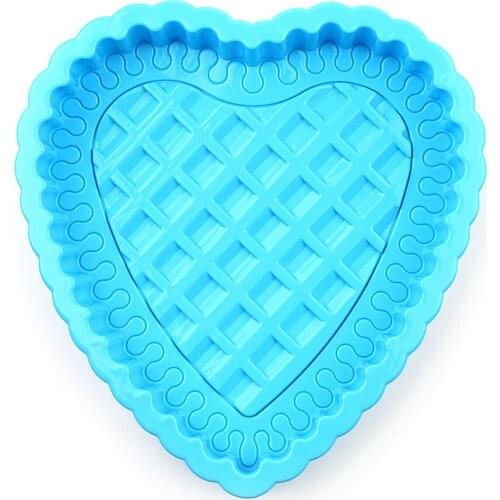 AILEHOPE Silicone Cake mold big heart shaped silicone cake bakeware molds For Cake Cookies Fondant Candy Silicone DIY Molds