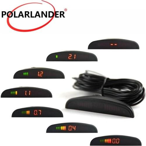 12V LED Display Auto Car Reverse Assistance Backup Radar accessory 2018 New For Car Parking Sensor Kit Monitor System Detector