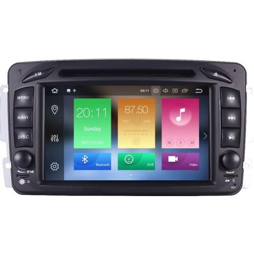 In Stock 7" Touch Screen Android 10 Car GPS Navigation For Mercedes Benz W209 W203 W168 ML W163 W463 Viano W639 Vito Vaneo