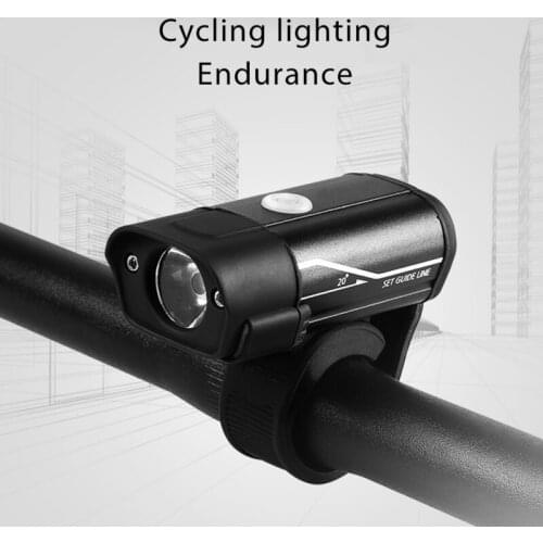 Bicycle Headlight USB Charging Bicycle Front Rear Light LED Lamp Night Riding Safety Warning Bike Headlight Cycling FlashLight