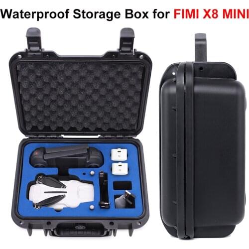 Waterproof Storage Box for FIMI X8 MINI Drone Travel Storage Carrying Case Dust-proof Anti-collision Hard Case Box Accessories