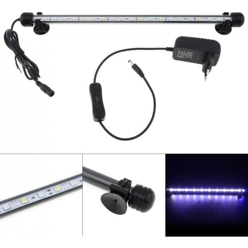 Waterproof RGB LED 5050 SMD Aquarium Lights Fish Tank Light Diving Lighting Aquarium Submersible Lamp 18-62CM Aquarium