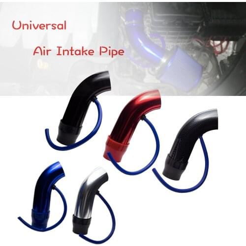 Air Intake Pipe Full Set 3" 76mm Car Cold Air Intake System Turbo Induction Pipe Tube Kit Universal