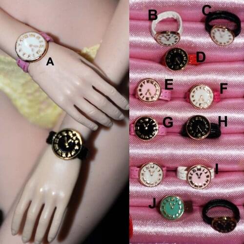 1/6 Scale Female Male Action Figure Accessories Mini Watch Model Wrist Decoration for Dolls