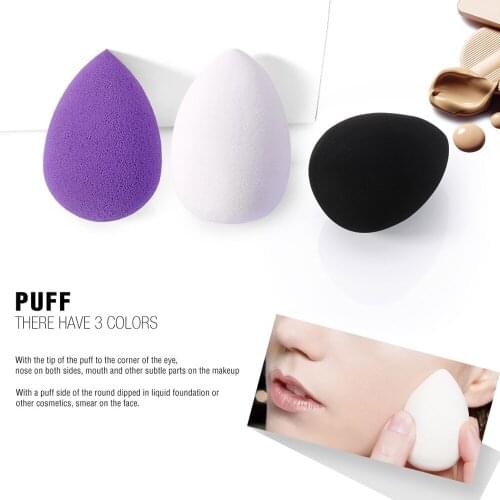 1pc Water drop shape Makeup Foundation Sponge Water Blender Blending Cosmetic Puff Powder Smooth Dry and wet