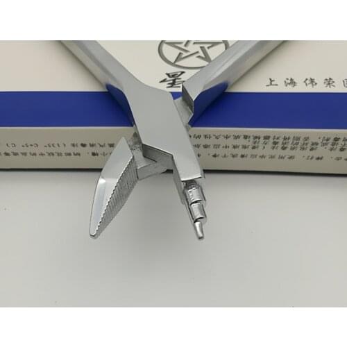 1Pc Dental Orthodontic Pliers Forceps Trapezoidal Forming Pliers