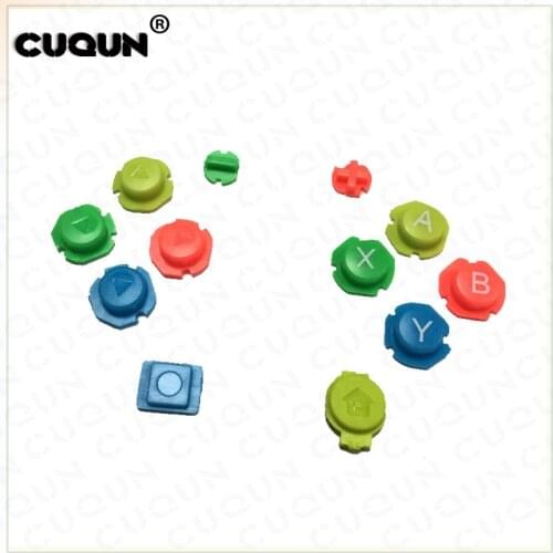 10Sets/Lot OEM ColorfulButton Set For NS Switch Left Right Joy-Con Joycon NS Gamepad Controller Buttons Included all the buttons
