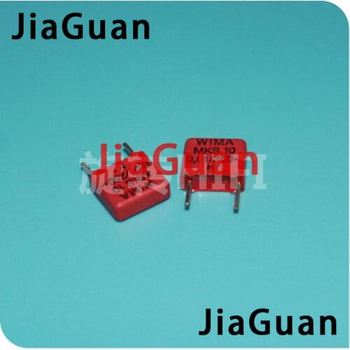 10PCS RED WIMA MKS10 0.01UF 250V PCM7.5 original new MKS-10 103/250V P7.5mm audio 103 hot sale 0.01UF/250V 10NF