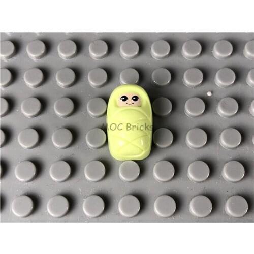 20pcs/lot MOC Bricks DIY Baby / Infant with Smiling Face and Large Eyes Pattern fit with 24061pb02 building Blocks Bricks Gifts