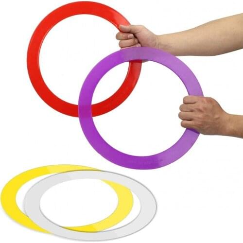 3 Pcs/Set Outdoor Fitness Juggling Cirle Rings Professional Juggler Clubs Magic Show Stage Props Kids Funny Games Sports Toys