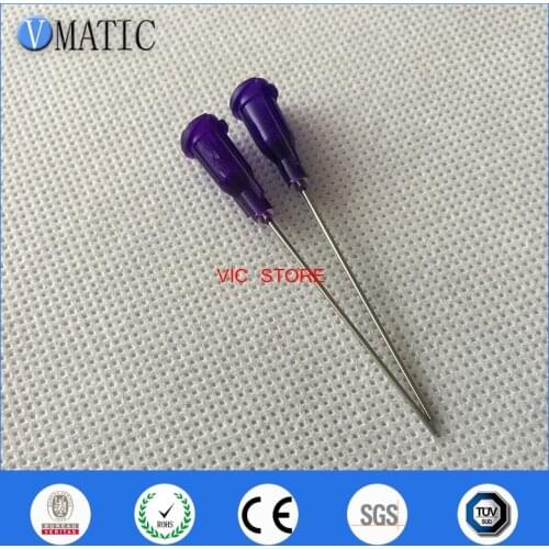 Free Shipping 100Pcs Luer Lock Glue Dispensing Needles 21G Syringe Needle Tip Ink 100Pcs 1'' Inch Tube Length Syringe Needles