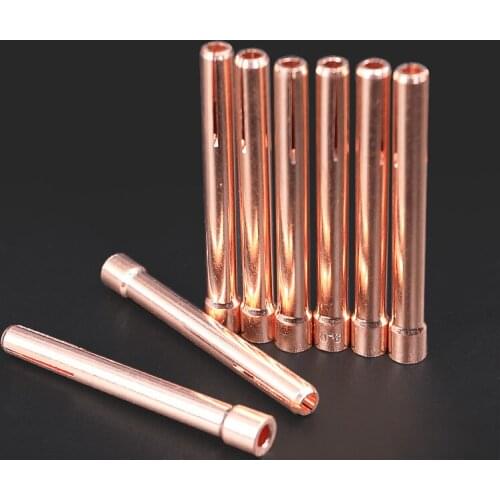 Argon arc welding black needle clamp argon arc welding gun accessories red copper welder 1.6 2.0 2.4 3.2 tungsten needle clamp