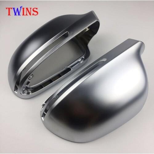 For Audi A4 B8.5 B8K A3 8V S3 RS3 A5 B8 B9 B7 B6 C7 A8 D4 A6 C8 A8 D5 Q5Replace Mirror Cover matt chrome