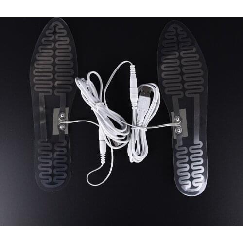 5V 23Cm Usb Electric Heated Insoles Foot Warmer Heated Boots Shoes Pads Winter Outdoor Ski Waterproof Warming Insoles