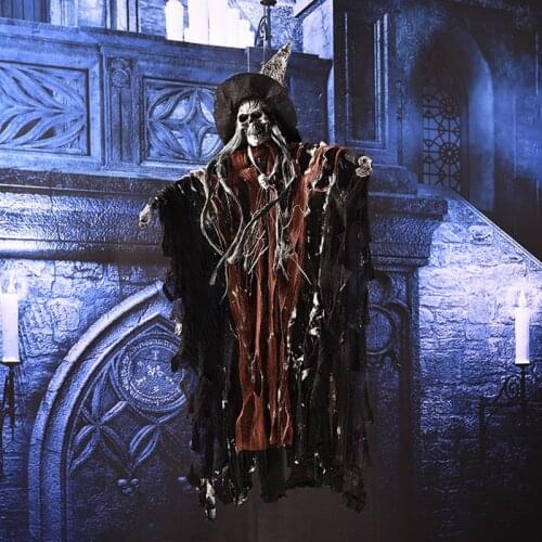 Halloween Horror Ghost Electric Toys for Bar Haunted House Costume Party Evil Monster Skull Witch Glowing Eyes Thriller