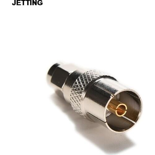 IEC PAL DVB-T TV Female Jack To SMA Plug Male Connector Straight Adapter Drop Shipping