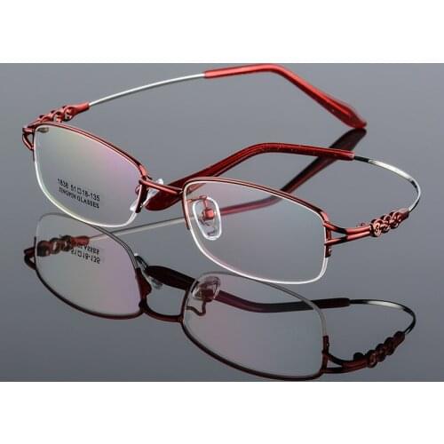 Classic Oval Shape Memory Titanium Metal Flexible Temple Men Women Eyeglasses Frames Optical Frame Eyewear Rx Glasses Frames