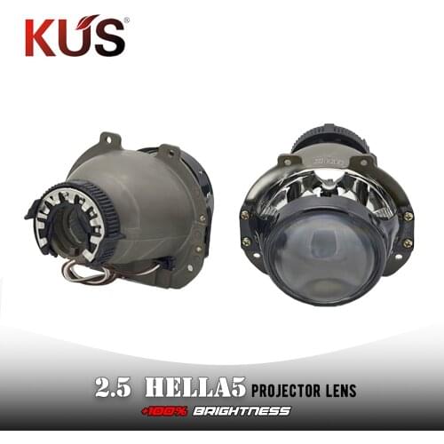 2pcs 2.5 inch hella 5 car Bi Xenon Hid Projector Lens Metal Holder Use D1 D2 D3 D4 Hid Xenon Bulbs For Car Headlight Retrofit