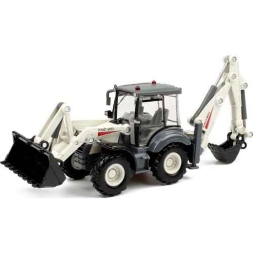 Alloy Diecast Model 1:50 Diecast Truck Toy 4 Wheel Excavator Shovel Loader Two-way Forklift Bulldozer Loader Truck Model For Kid