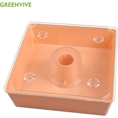 New Model Square Bee Feeder Top Beehive Bee Feeder Around 2 Litres Capacity Plastic Beekeeping Feeder with Transparent Cover
