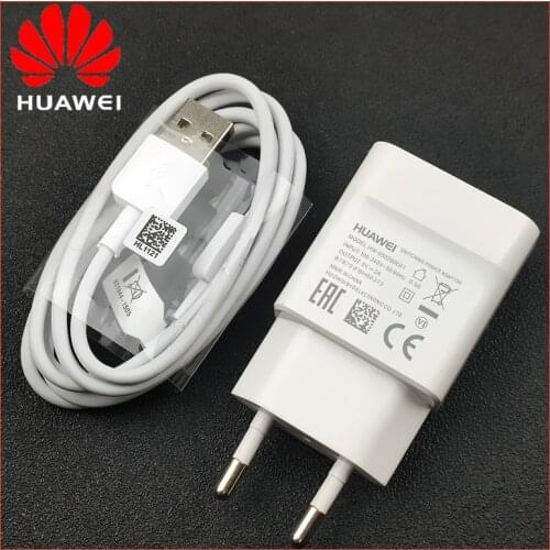 Original EU huawei Y9 2019 Charger adapter 5v/2a Charge Micro usb cable for honor 8x 7x y6 y7/p10 lite smartphone