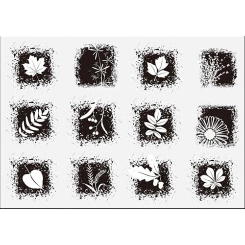 Plant stamp Clear Stamp for Scrapbooking Transparent Silicone Rubber DIY Photo Album Decor 204
