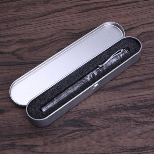 Silver Tin Pencil Box Pen Storage Box Stationery Storage Box School Office Use Student Stationery