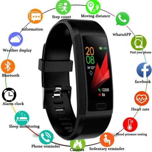 Smart Wristband band Fitness Bracelet Waterproof Fitness Tracker Watch Blood Pressure Smartband Bracelet Watch Women Men