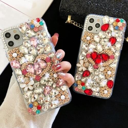 Sunjolly for Samsung Galaxy A02S Case A20 A30 A20E A50 A40 A70 A70S A60 A80 A90 A12 A10S A20S Phone Case Diamond Cover coque