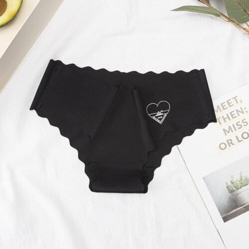 1PC Women Seamless Panties Set Ice Silk Briefs Soft Underpants Sexy Underwear Mid Waist Pants Lingerie Panty Thong