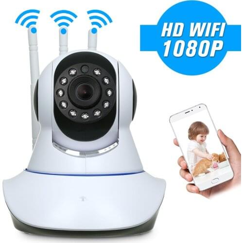 1080P Smart CCTV WiFi Wireless Indoor IP Camera Two Way Audio Baby Monitor Night Vision Camera Auto Tracking Motion Detection