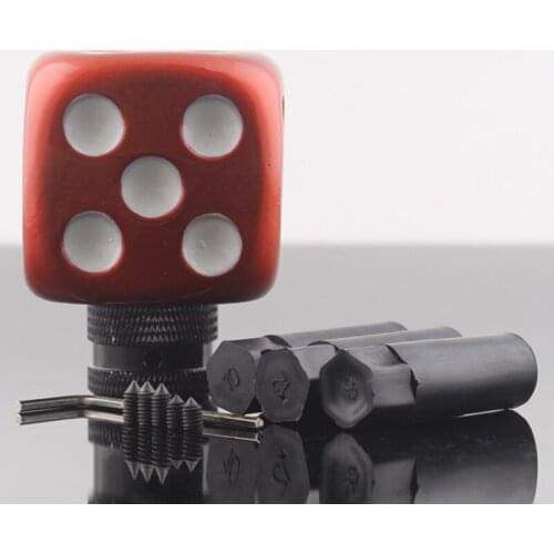 Universal Car Gear Shift Knobs Lucky DICE style Resin Gear Manual Transmission Gear Shift Knob Shifter Lever for Jeep Custom