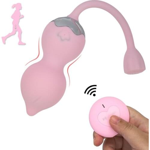 7 Speeds Wireless Remote Kegel Ball Vaginal Shrink Tight Exercise Vibrating Eggs Geisha Ball Ben Wa Balls Dual Vibrator Sex Toys