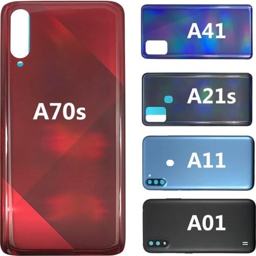 50Pcs/Lot,Back Battery Door Rear Housing Cover Case For Samsung Galaxy A01 A11 A21S A41 A70S