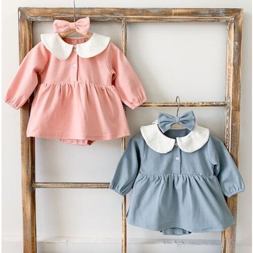 0-3Yrs Spring Kids Boy Girl Long Sleeve Rompers Autumn Infant Baby Girl Newborn Rompers Clothes Baby Girl Rompers