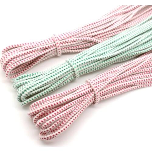 10m Round Elastic String Cord Elastic Rope Rubber Band Thread 3mm for DIY Jewelry Making Clothes Sewing Accessories